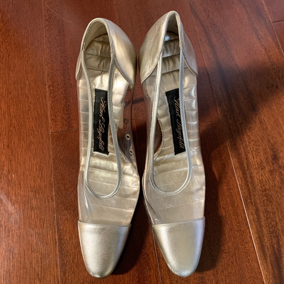 karl lagerfeld vintage stiletto silver translucent - Picture 4 of 8